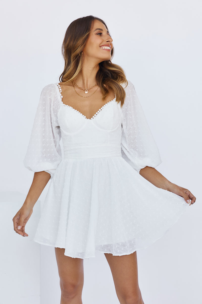 Heart Eyes For You Dress White | Hello ...